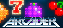 <div>The Arcader slot is a retro-inspired version that can only be described as a mix of traditional fruit game and old-style space invaders.</div>
<div><br/>
</div>
<div>  Enjoy a very unique and modern approach to both ideas and win amazing prizes! </div>