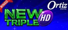 Triple your winnings with New Triple HD! <br/>
<br/>
Experience the new Video Bingo concept and live an adventure with Big Eye and the lucky Hat. <br/>
<br/>
This game starts with an initial drop of 30 balls. You’ll have the opportunity to aquire up to 10 extra balls per round. <br/>
<br/>
Thirteen prizes and a jackpot are waiting for you in this wonderful machine.  <br/>
<br/>
When the Joker appears, it invites you to pick the next number to be drawn from the Extra Bonus Balls!<br/>
<br/>
 Enjoy!